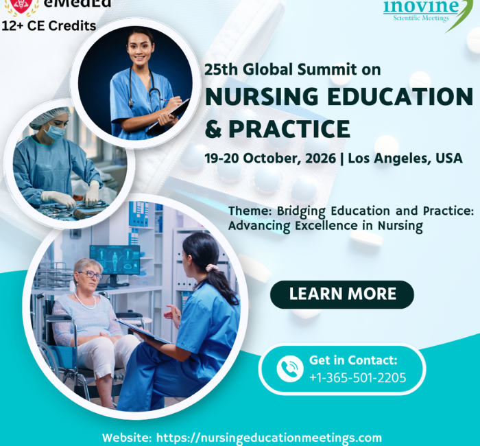 25th Global Summit on Nursing Education and Practice (GSNEP 2026)